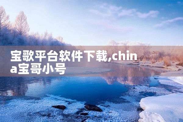 宝歌平台软件下载